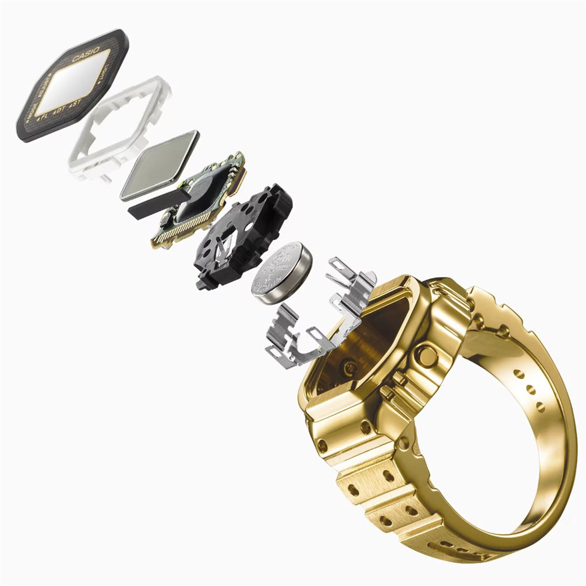 Casio CRW-001G-9 Gold Ring Watch