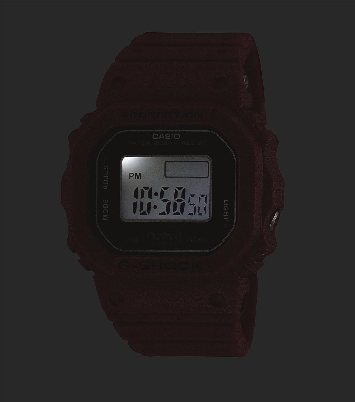 Casio DWN-5600-4 Red Ring Watch