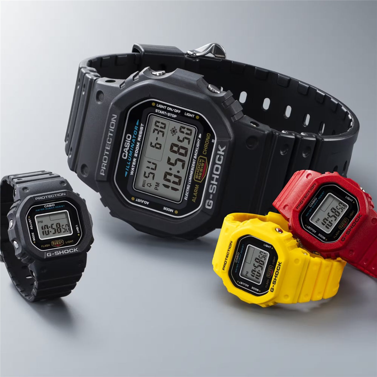 Casio DWN-5600-9 Yellow Ring Watch
