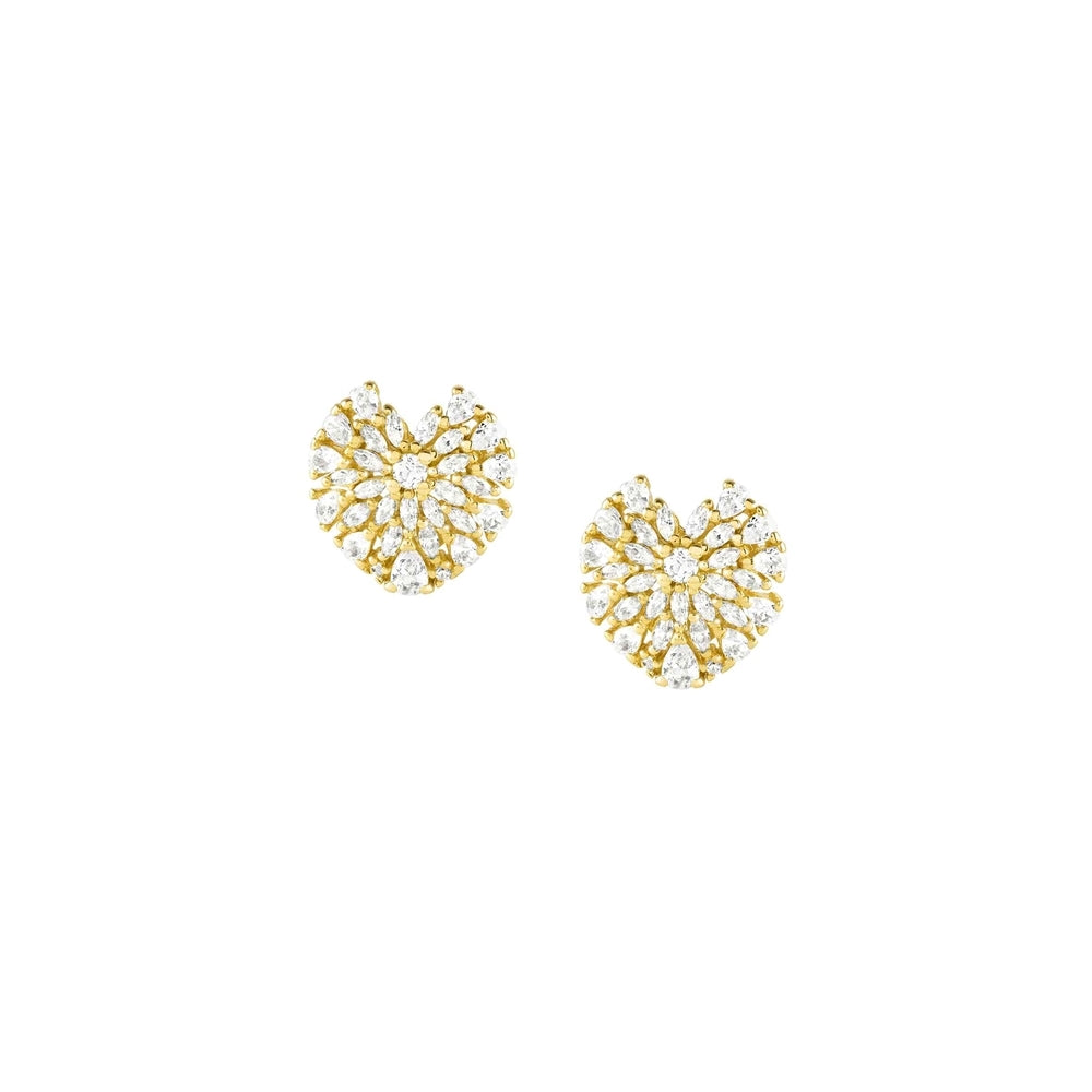 Nomination Ray Of Light Gold Heart Set