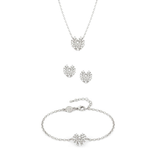Nomination Ray Of Light Silver Heart Set