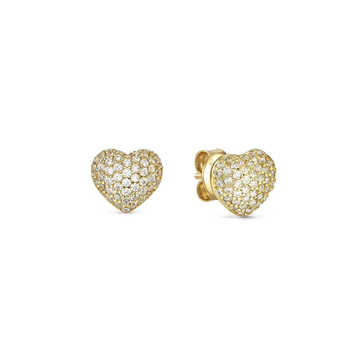 Nomination Gold Lifepoetry White Pavé Heart Set