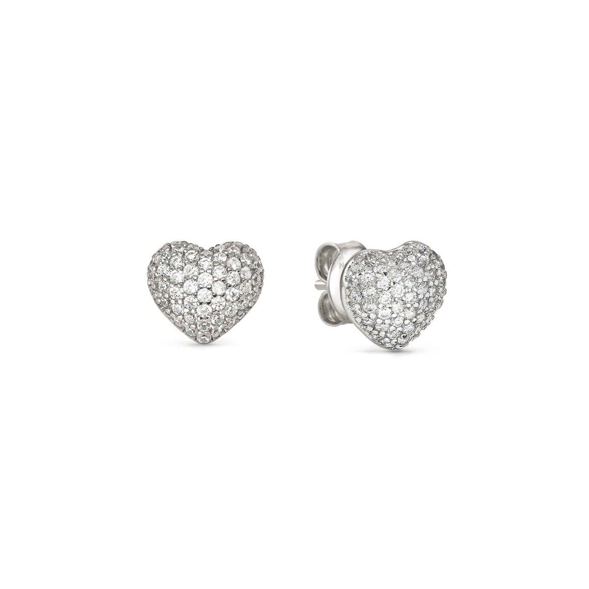 Nomination Silver Lifepoetry White Pavé Heart Set