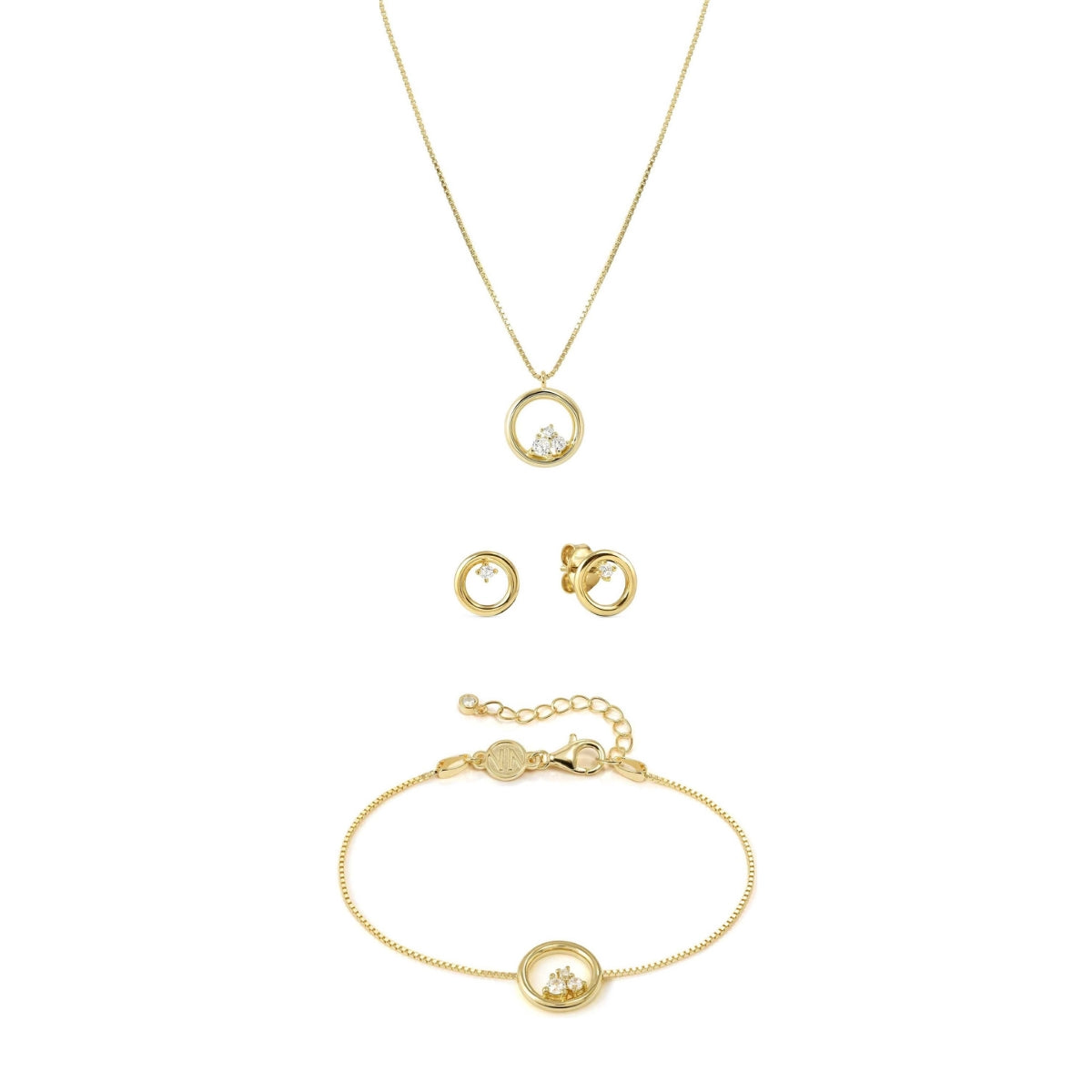 Nomination Gold Dream Beats Circle Set