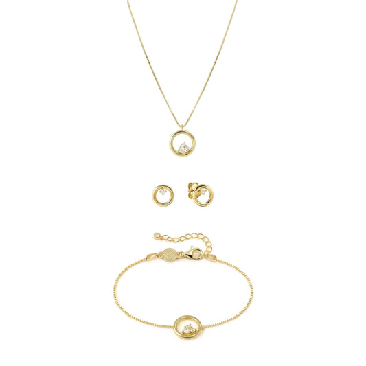 Nomination Gold Dream Beats Circle Set