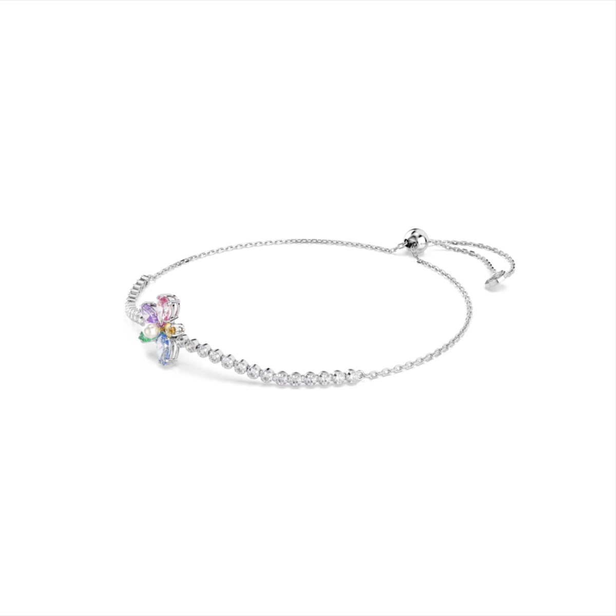 Swarovski Ariana Grande x Swarovski Multi-coloured Flower Tennis Bracelet