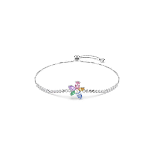 Swarovski Ariana Grande x Swarovski Multi-coloured Flower Tennis Bracelet