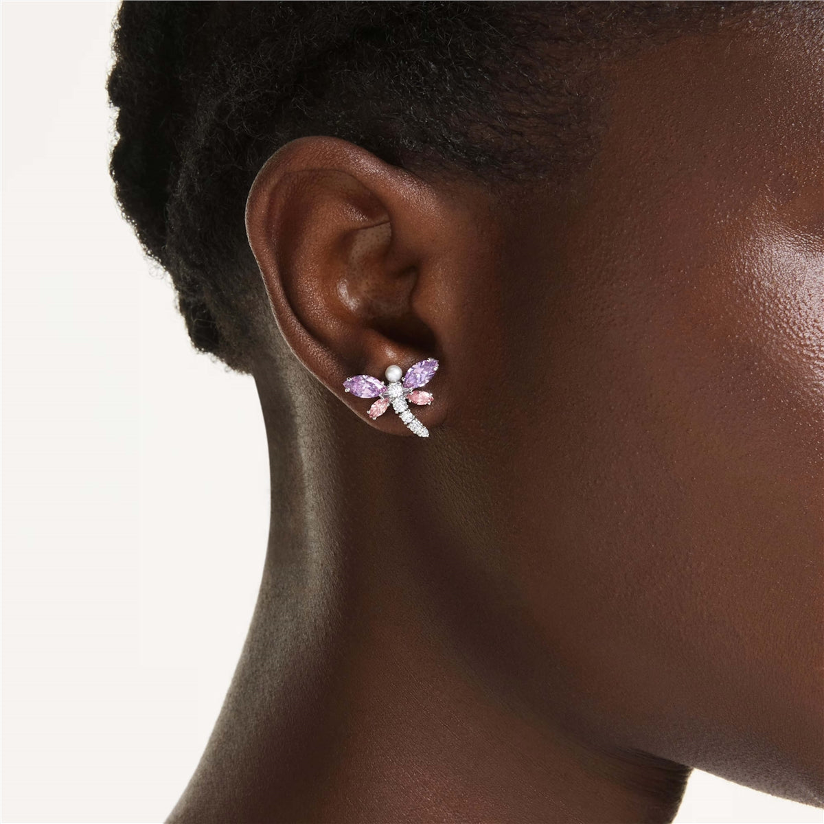 Swarovski Ariana Grande x Swarovski Multi-coloured Dragonfly Stud Earrings