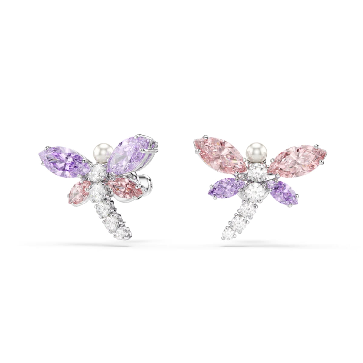 Swarovski Ariana Grande x Swarovski Multi-coloured Dragonfly Stud Earrings