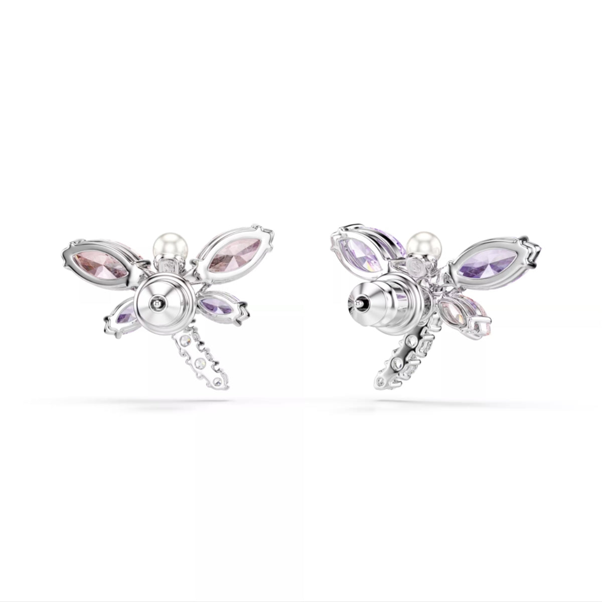 Swarovski Ariana Grande x Swarovski Multi-coloured Dragonfly Stud Earrings