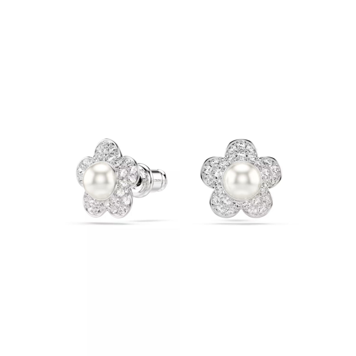 Swarovski Ariana Grande x Swarovski Crystal Pearl Flower Stud Earrings