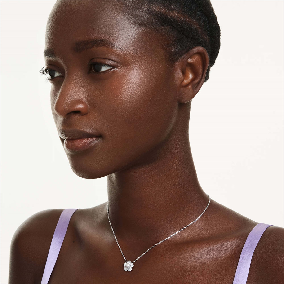 Swarovski Ariana Grande x Swarovski Crystal Pearl Flower Necklace