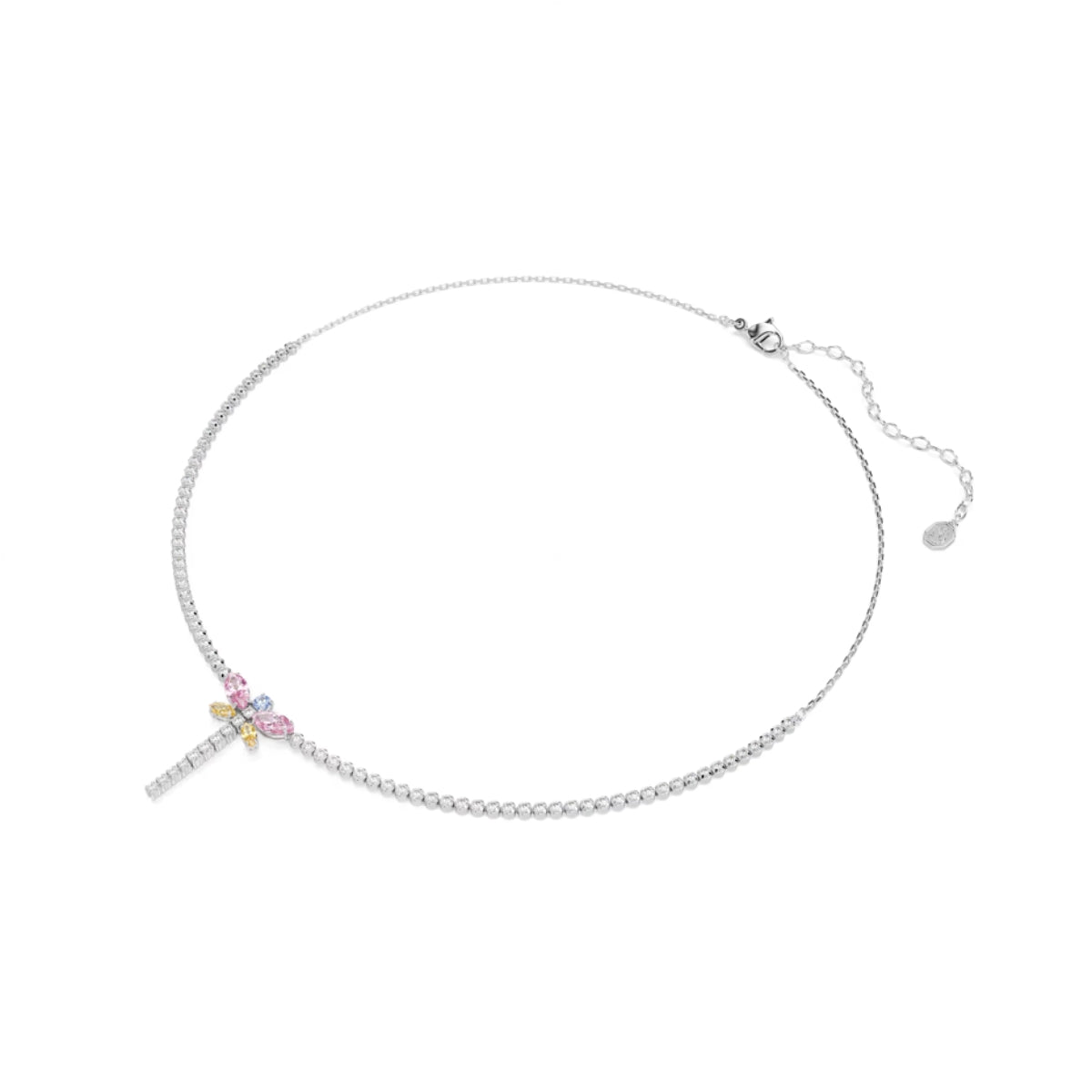 Swarovski Ariana Grande x Swarovski Multi-coloured Dragonfly Tennis Y Necklace