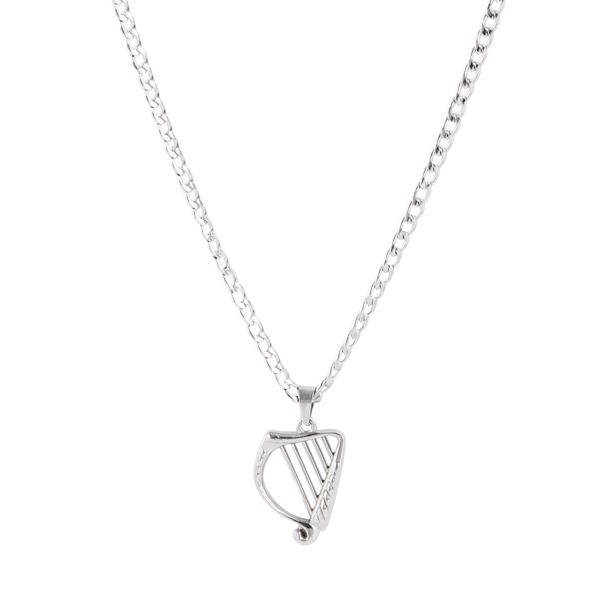Over & Over Silver Grá Harp Necklace Set