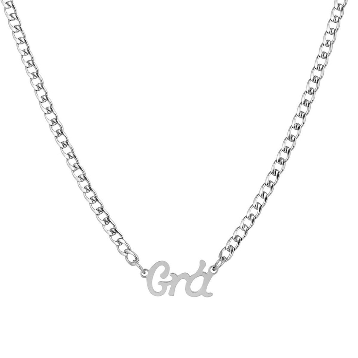 Over & Over Silver Grá Harp Necklace Set