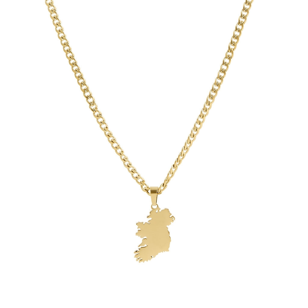 Over & Over Gold Ireland Harp Necklace Set