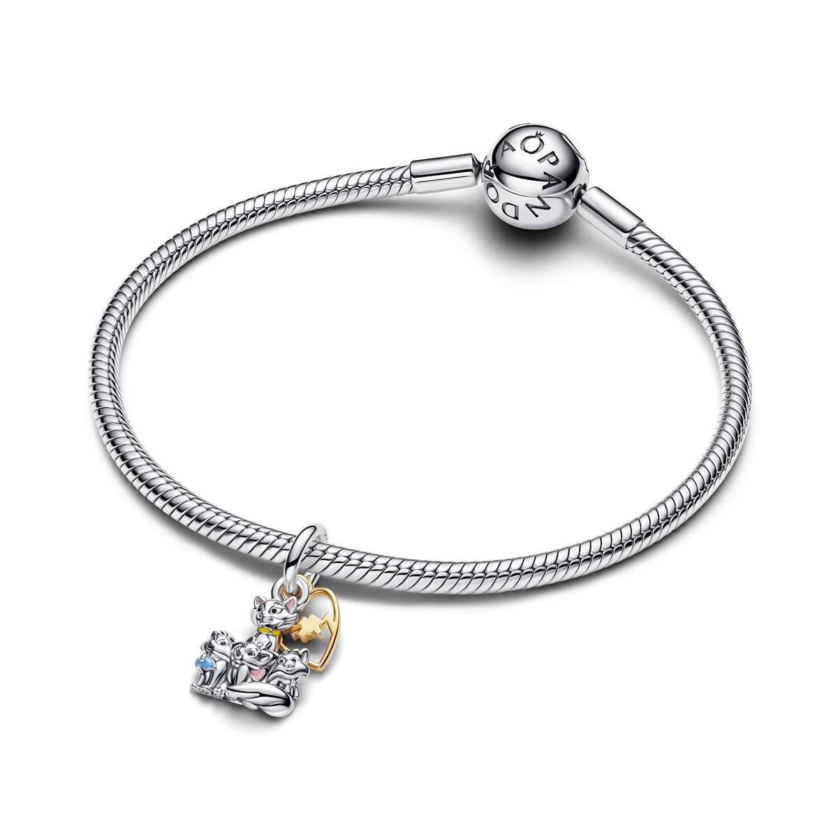 Pandora Disney Aristocats Duchess & Kittens Dangle Charm