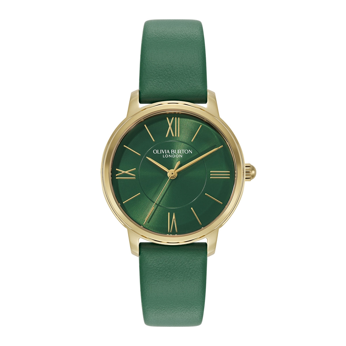 Olivia Burton Gold Westboure Green Dial Watch