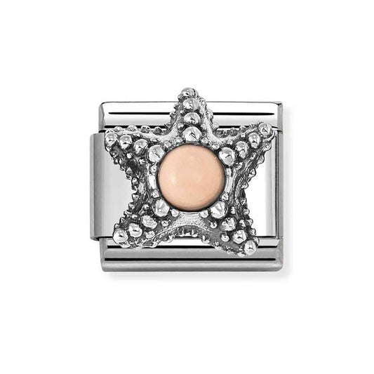 Nomination Coral Pink Starfish Charm