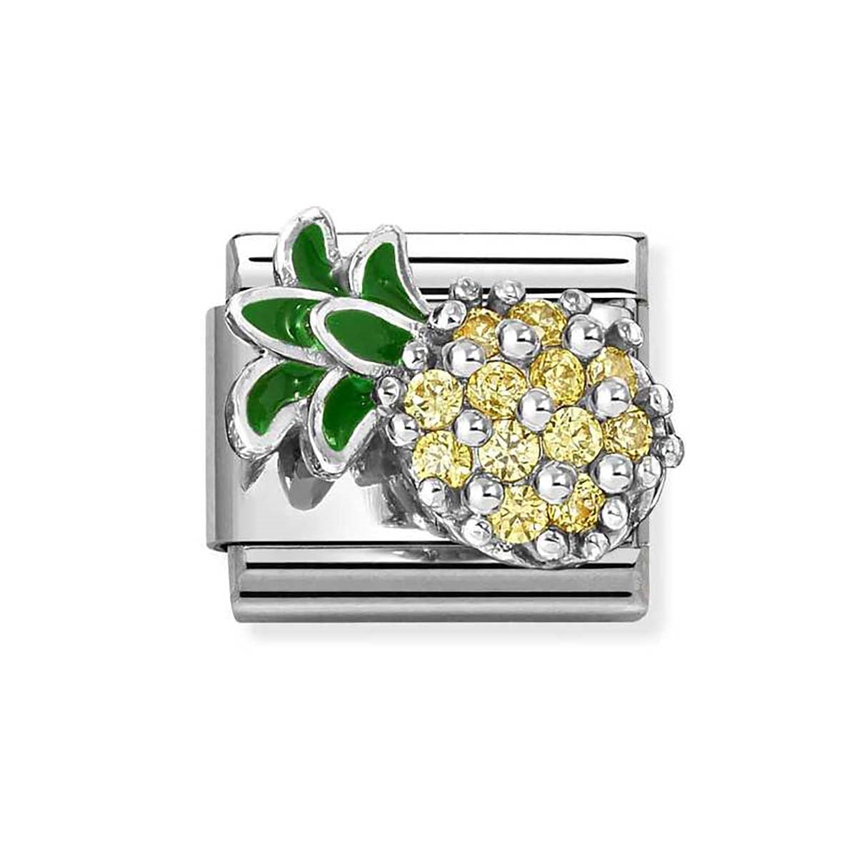 Nomination Yellow Pineapple Charm
