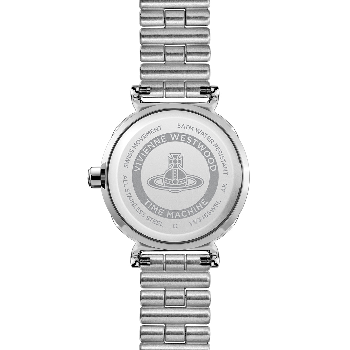 Vivienne Westwood Silver Mixed Tone Chelsea Round Bracelet Watch