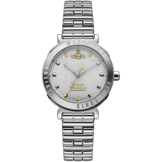 Vivienne Westwood Silver Mixed Tone Chelsea Round Bracelet Watch