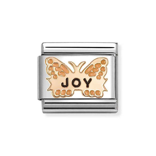 Nomination Orange Butterfly Joy Charm
