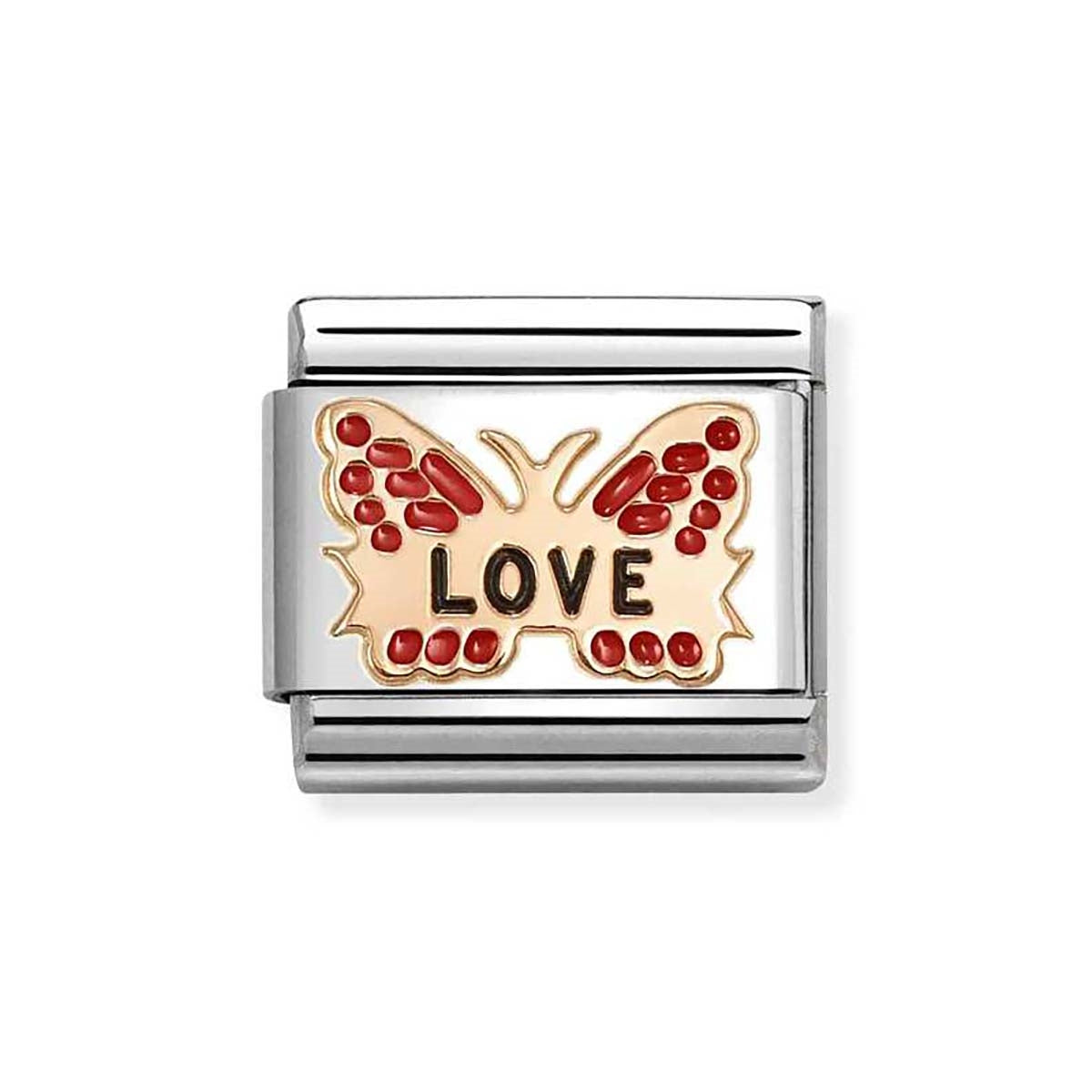 Nomination Red Butterfly Love Charm