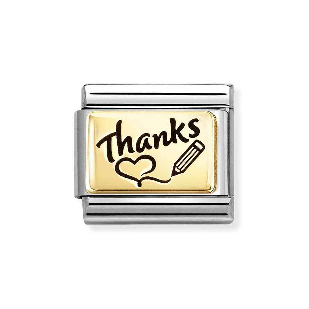 Nomination Thanks Pencil Charm