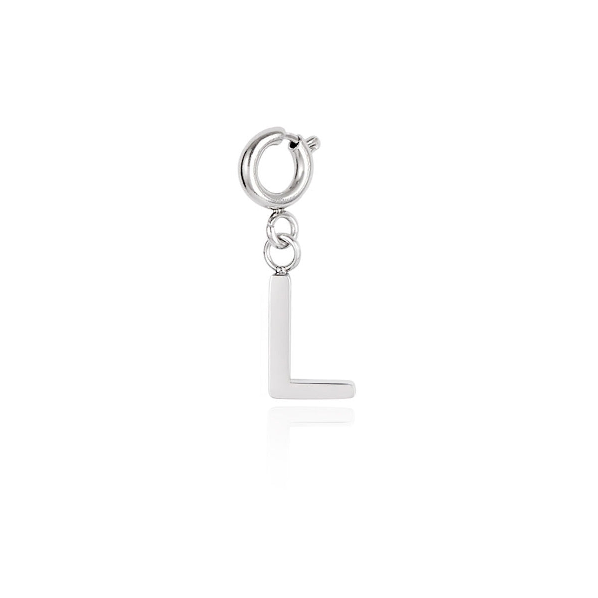 Over & Over Silver Stainless Steel Initial Charm