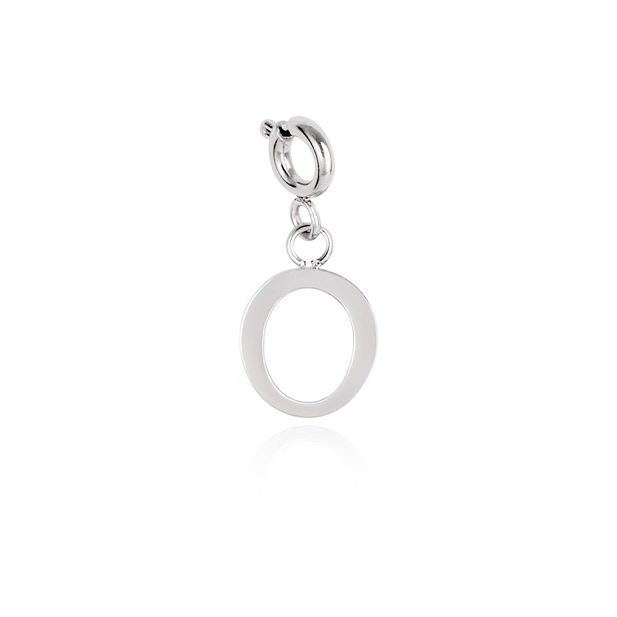 Over & Over Silver Stainless Steel Initial Charm
