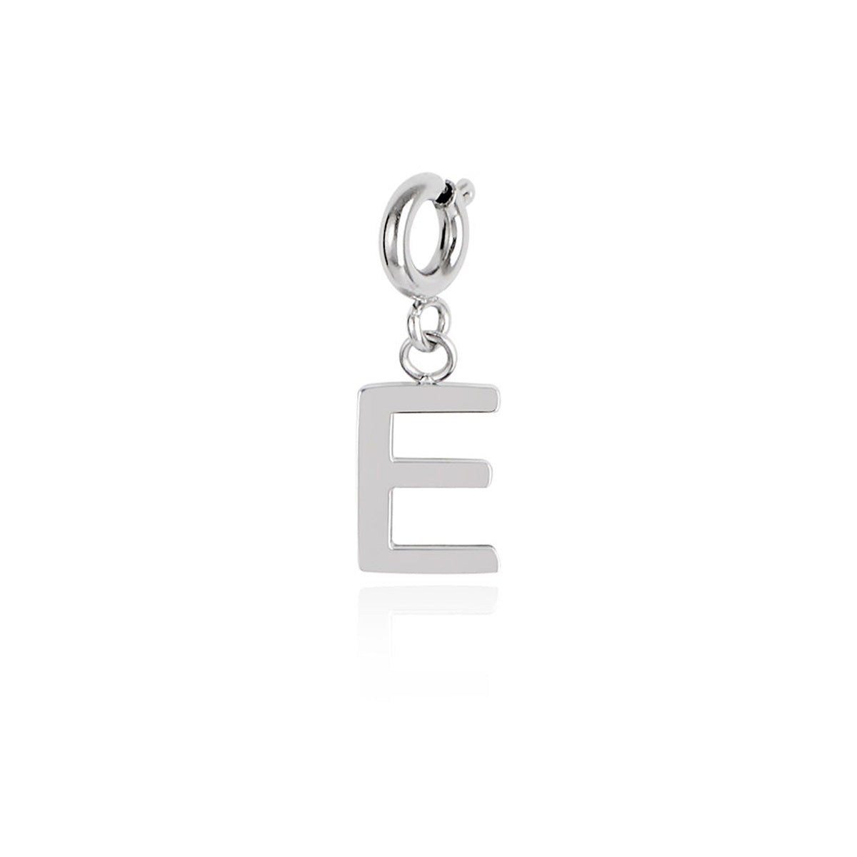 Over & Over Silver Stainless Steel Initial Charm