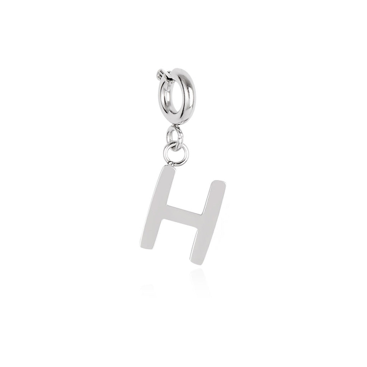 Over & Over Silver Stainless Steel Initial Charm