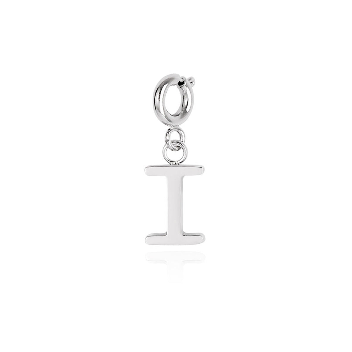 Over & Over Silver Stainless Steel Initial Charm