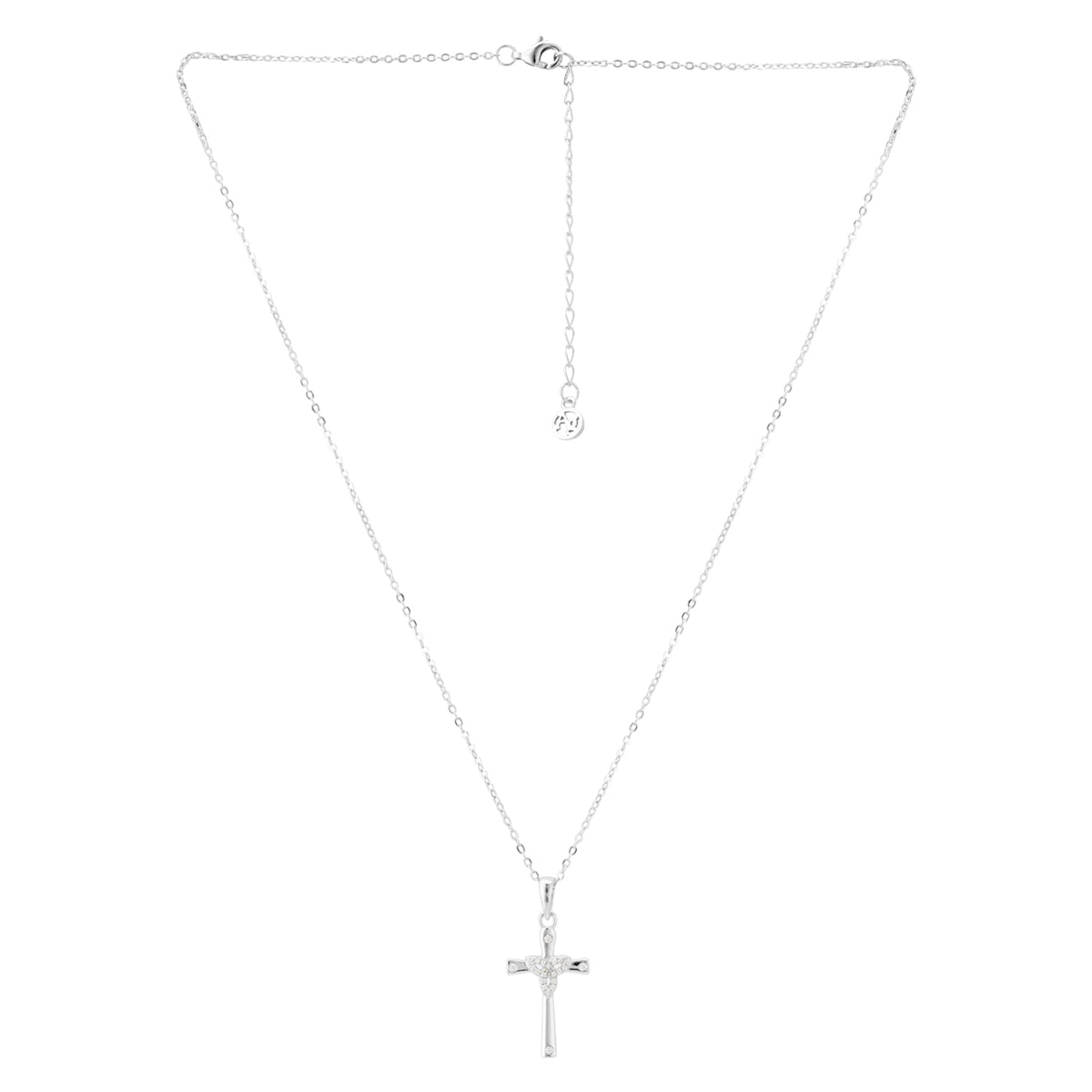 Argento Silver Celtic Knot Cross Necklace