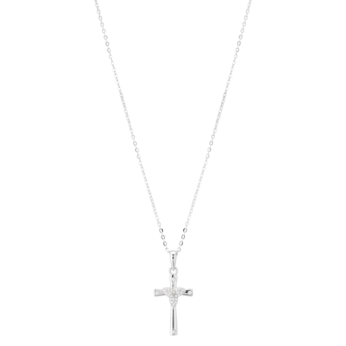 Argento Silver Celtic Knot Cross Necklace