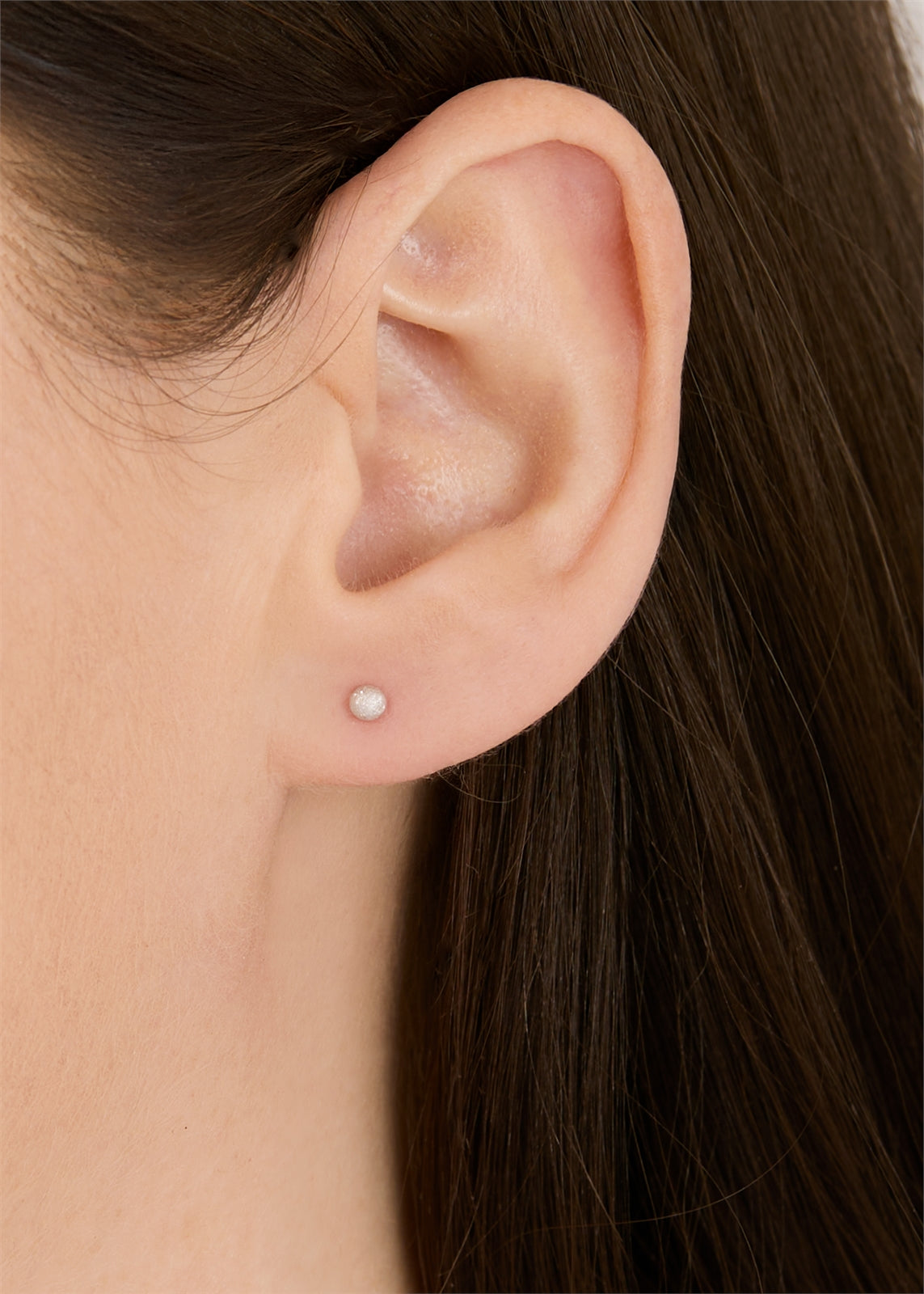 Argento Silver Textured Reversible Stud Earrings