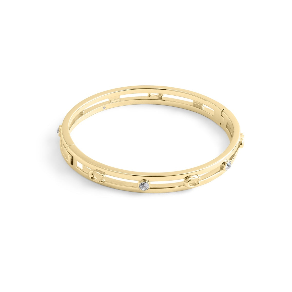 Coach Gold Open C Logo Bangle