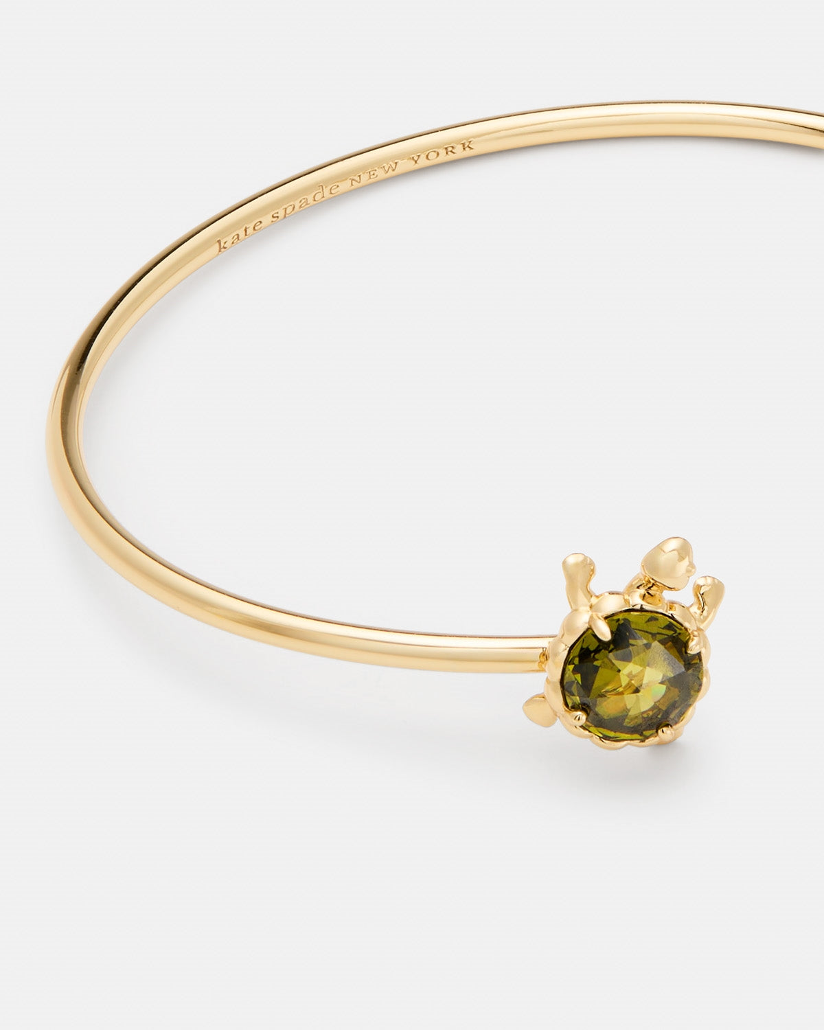 Kate Spade New York Gold Secret Garden Turtle Bangle