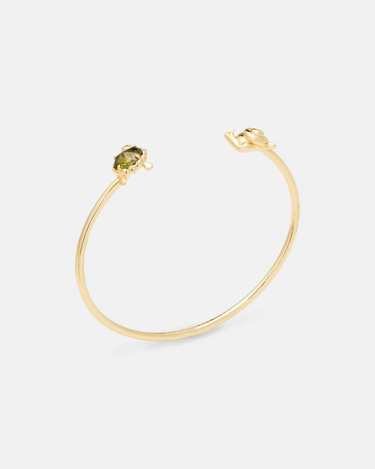 Kate Spade New York Gold Secret Garden Turtle Bangle