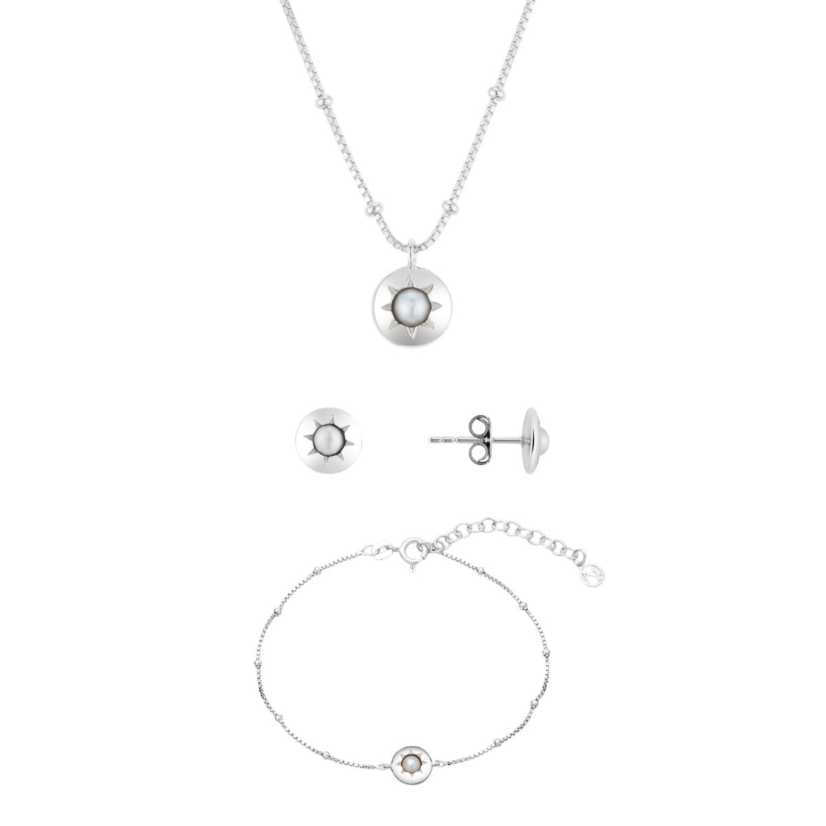 Argento Silver Birthstones June Gift Set