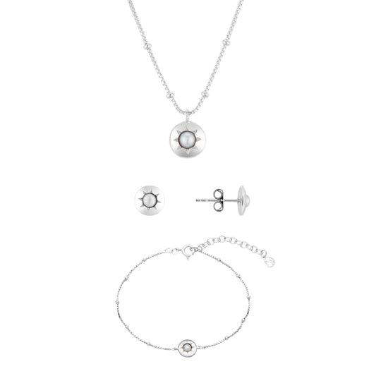 Argento Silver Birthstones June Gift Set