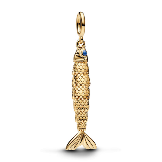 Pandora Gold Articulated Fish Dangle Charm