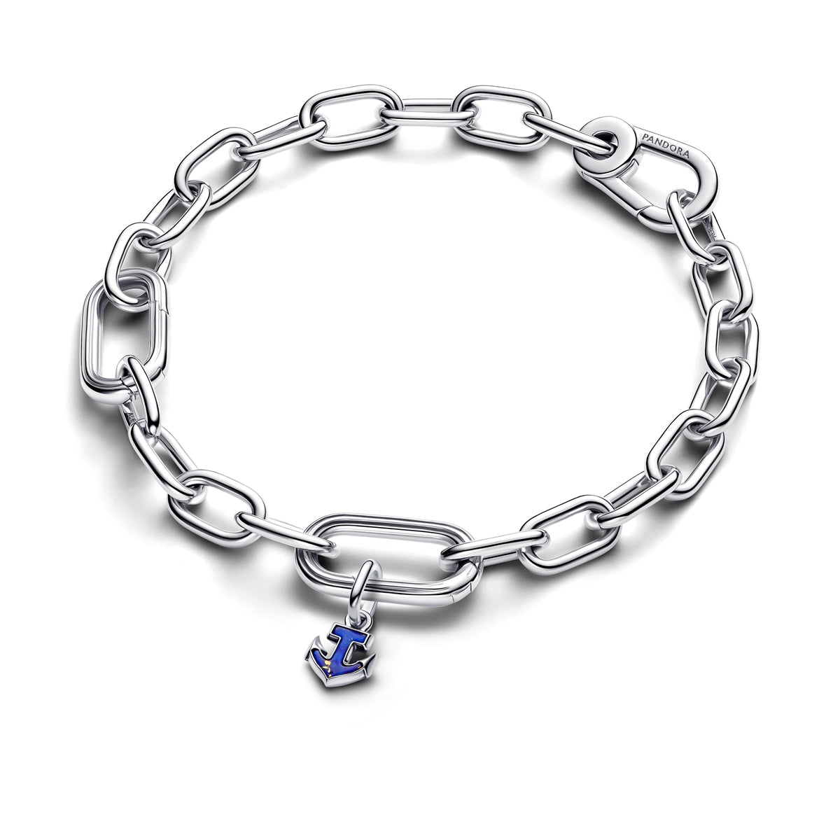 Pandora Silver Blue Anchor Mini Dangle Charm