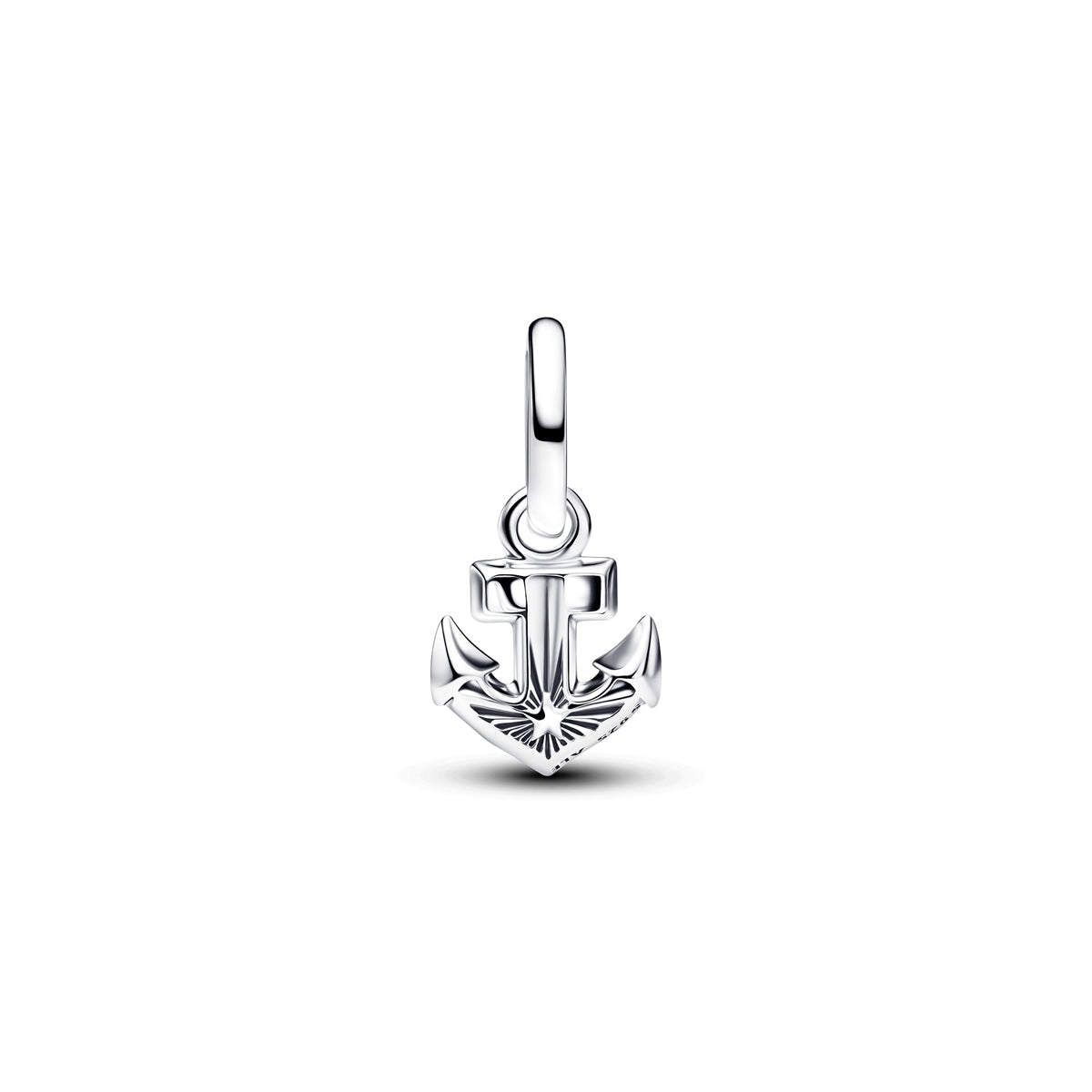 Pandora Silver Blue Anchor Mini Dangle Charm