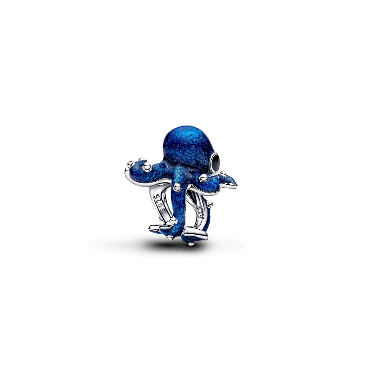 Pandora Silver Blue Octopus Charm