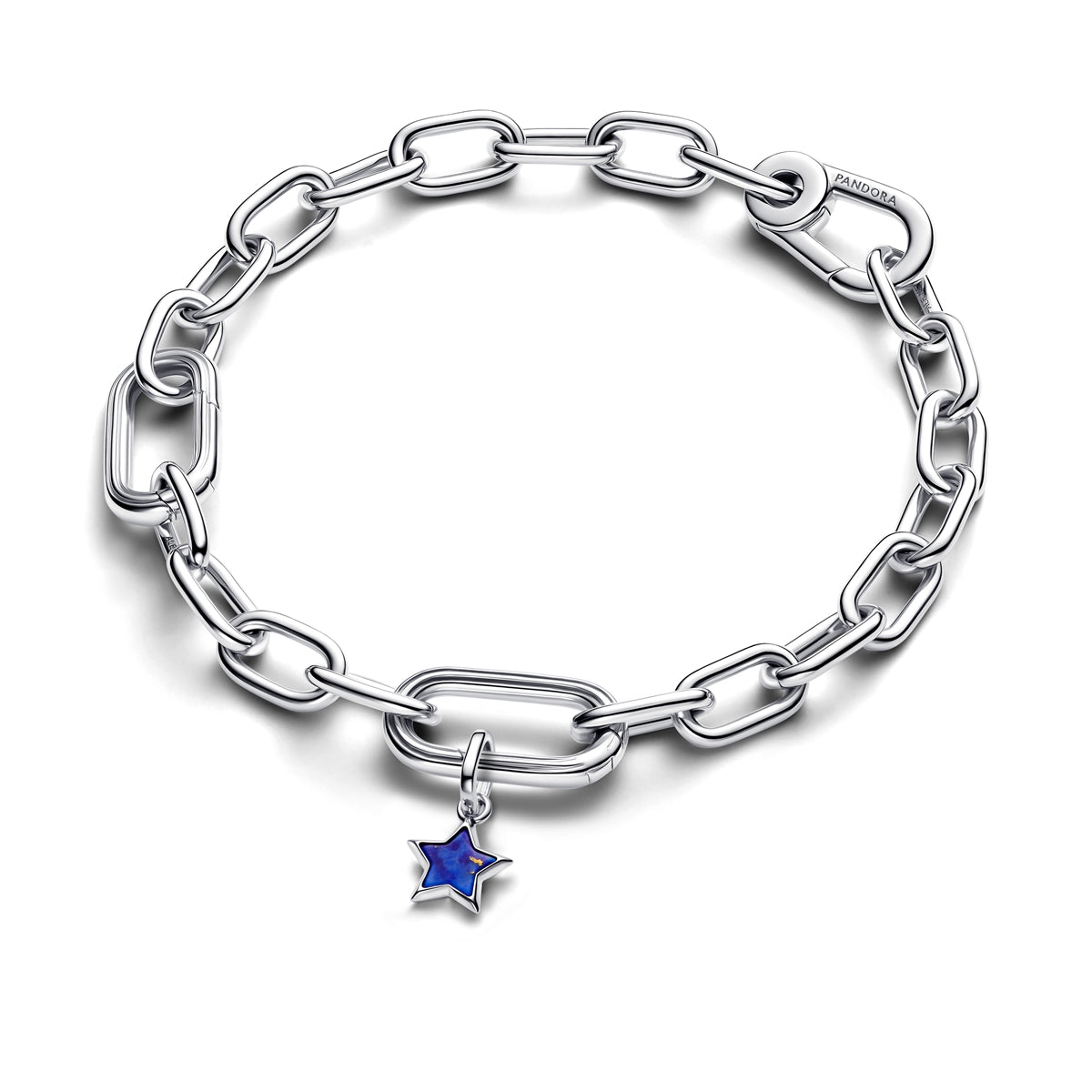 Pandora Silver Blue Star Mini Dangle Charm
