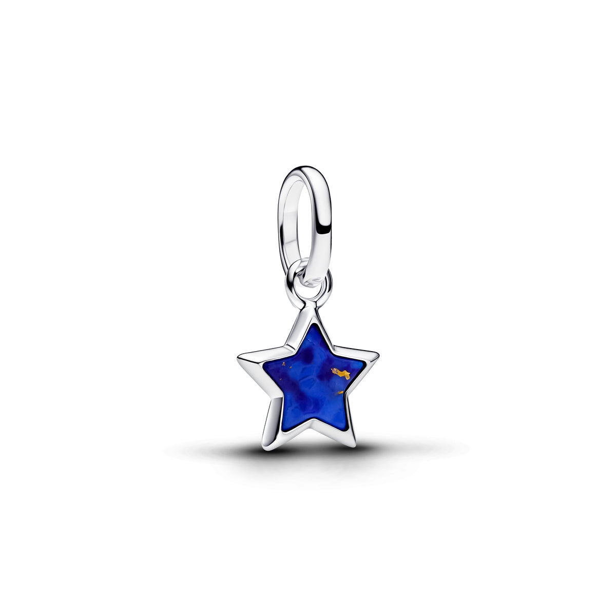 Pandora Silver Blue Star Mini Dangle Charm