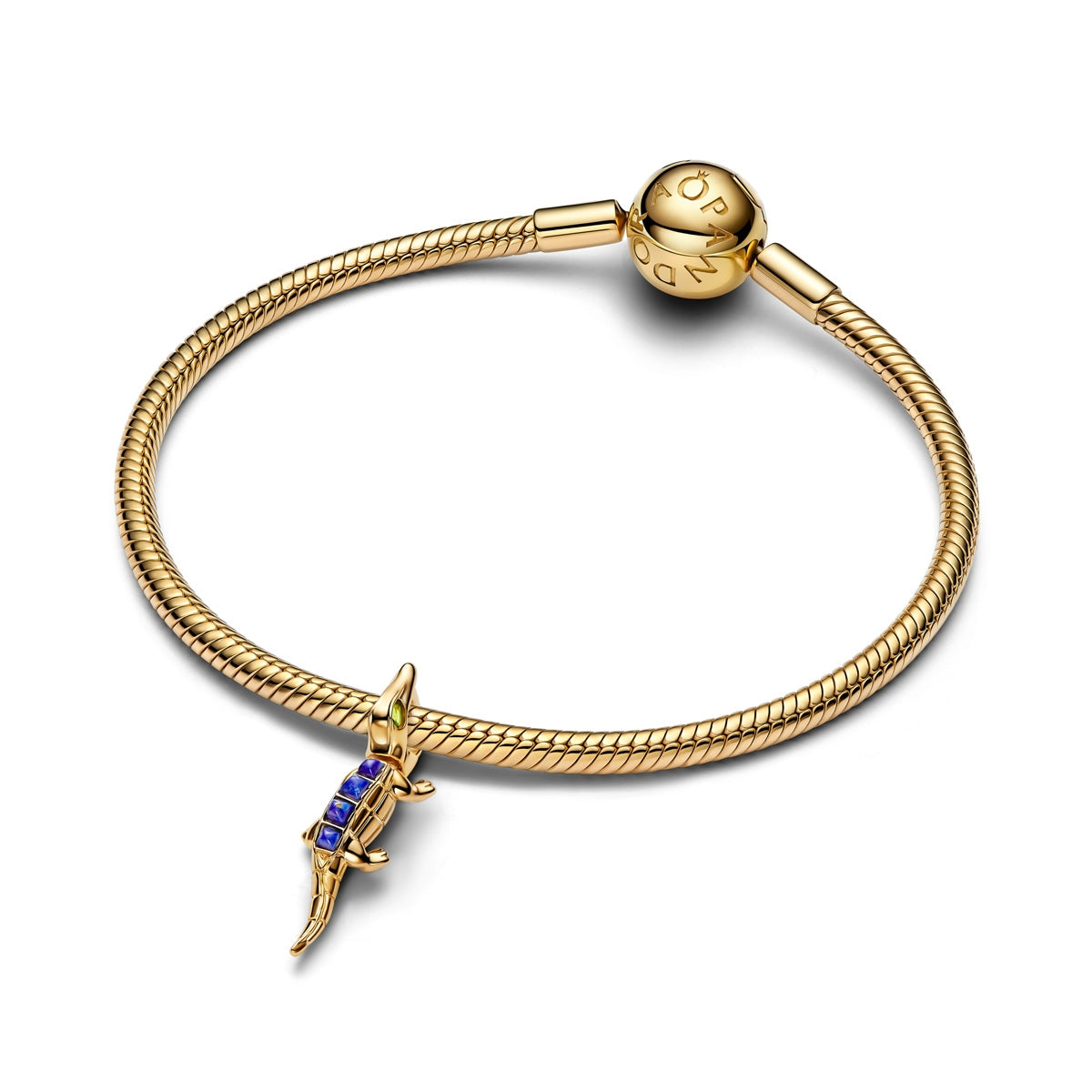 Pandora Gold Alligator Charm