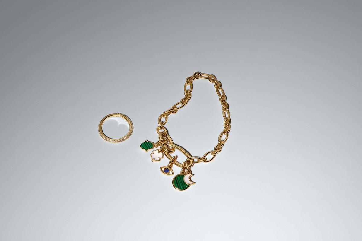 Pandora Gold Openable Oval Link Chain Bracelet